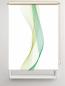 Preview: Rollo Stream two green, Rollo, Motivrollo, Rollo mit Druck, Fotorollo, bedrucktes Rollo, Fensterrollo,verdunkelndes Rollo, Sonnenschutz Rollo